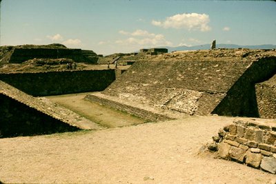 View of the ball court by Pre Columbian Pre Columbian